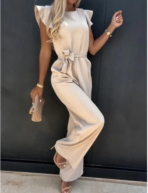 Harper | Lace Up Jumpsuit