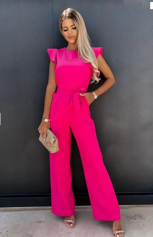 Harper | Lace Up Jumpsuit