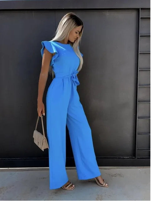 Harper | Lace Up Jumpsuit