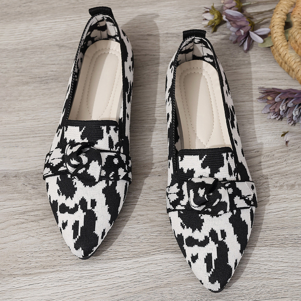 Animal Print Loafers