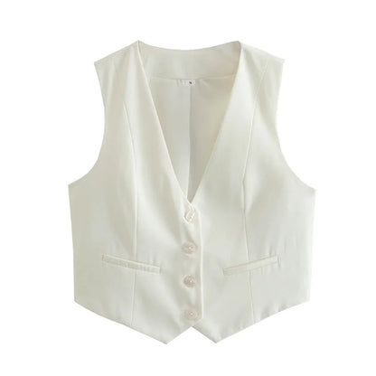 Jennifer Cropped Vest