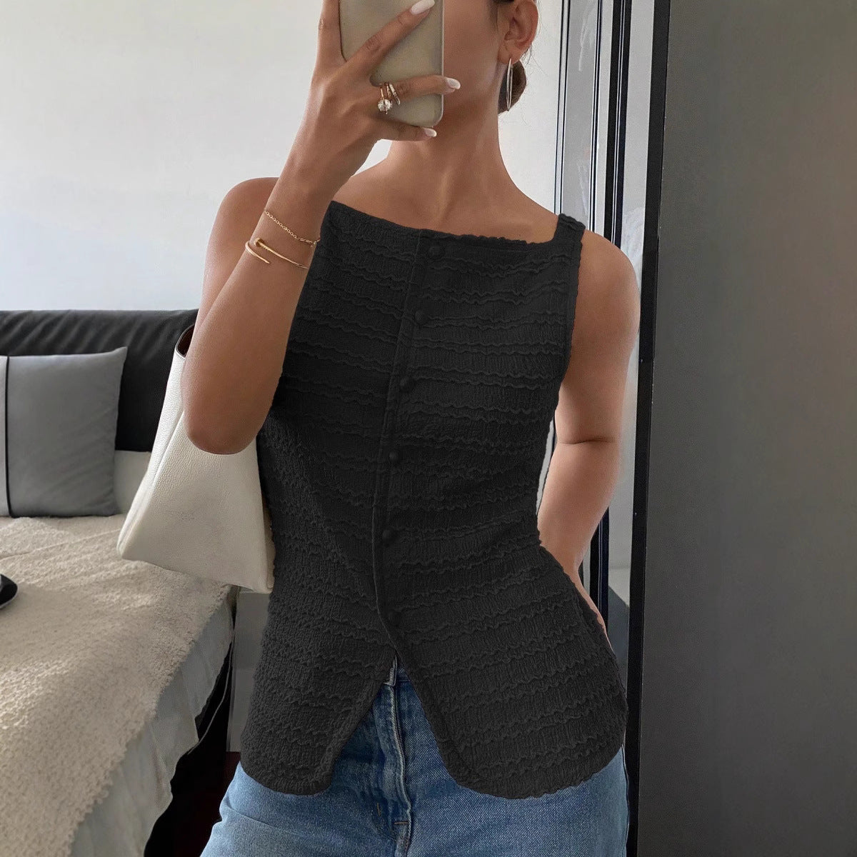 Georgia | Elegant Sleeveless Top