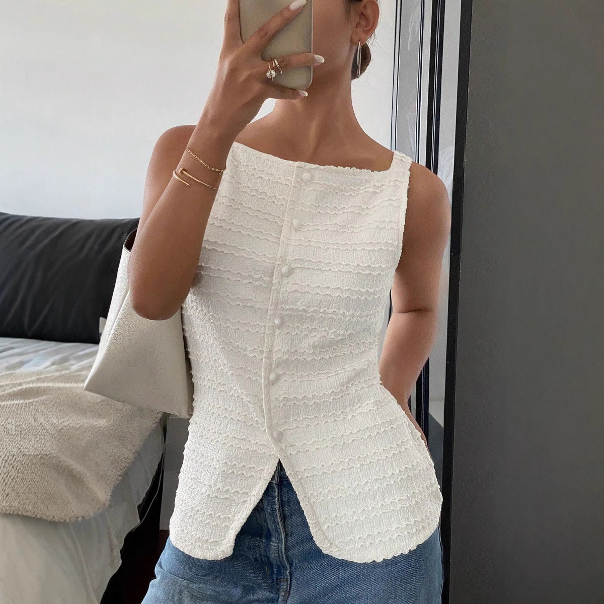 Georgia | Elegant Sleeveless Top
