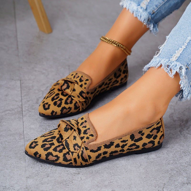 Animal Print Loafers