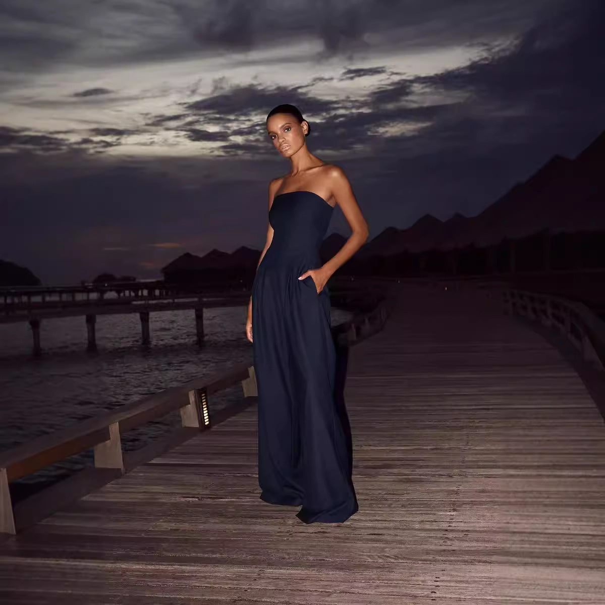 Tina - Strapless jumpsuit